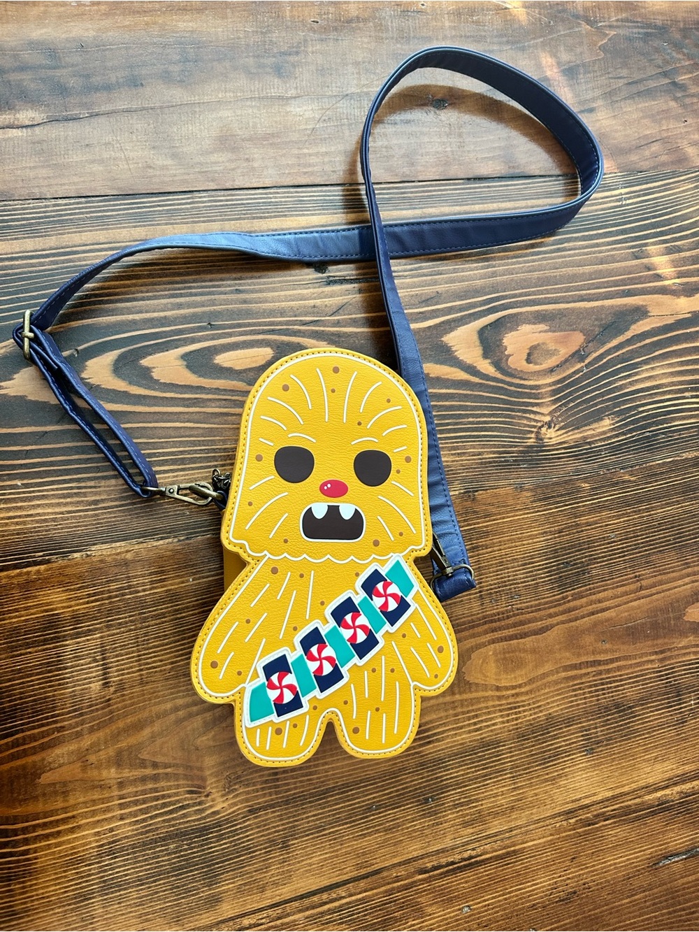 Disney Parks Loungefly Star Wars Chewbacca Gingerbread crossbody bag